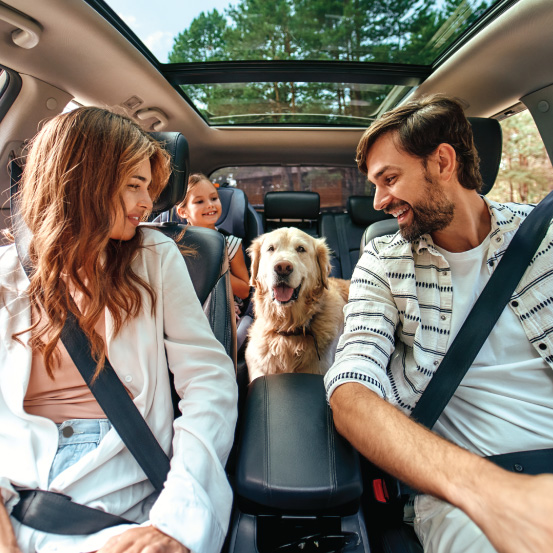 Family-in-car