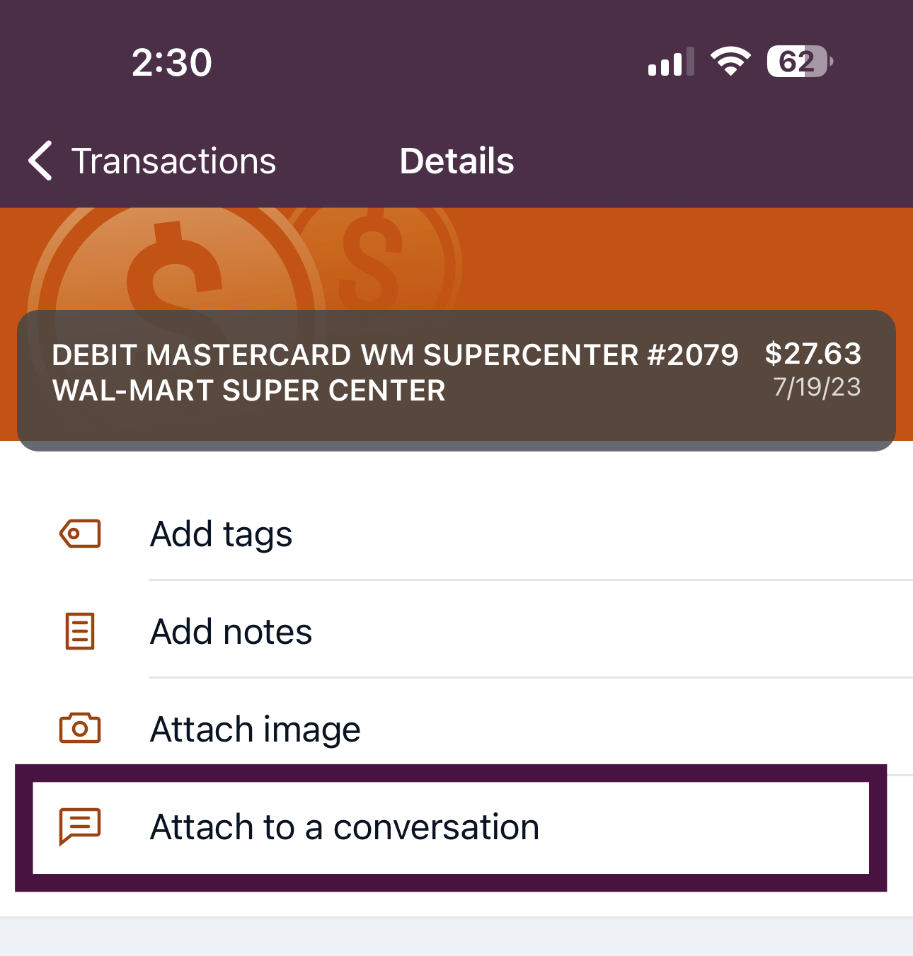 Transaction Question