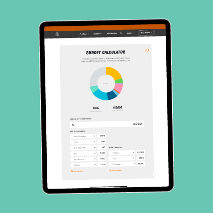 Budget-Calculator-on-iPad